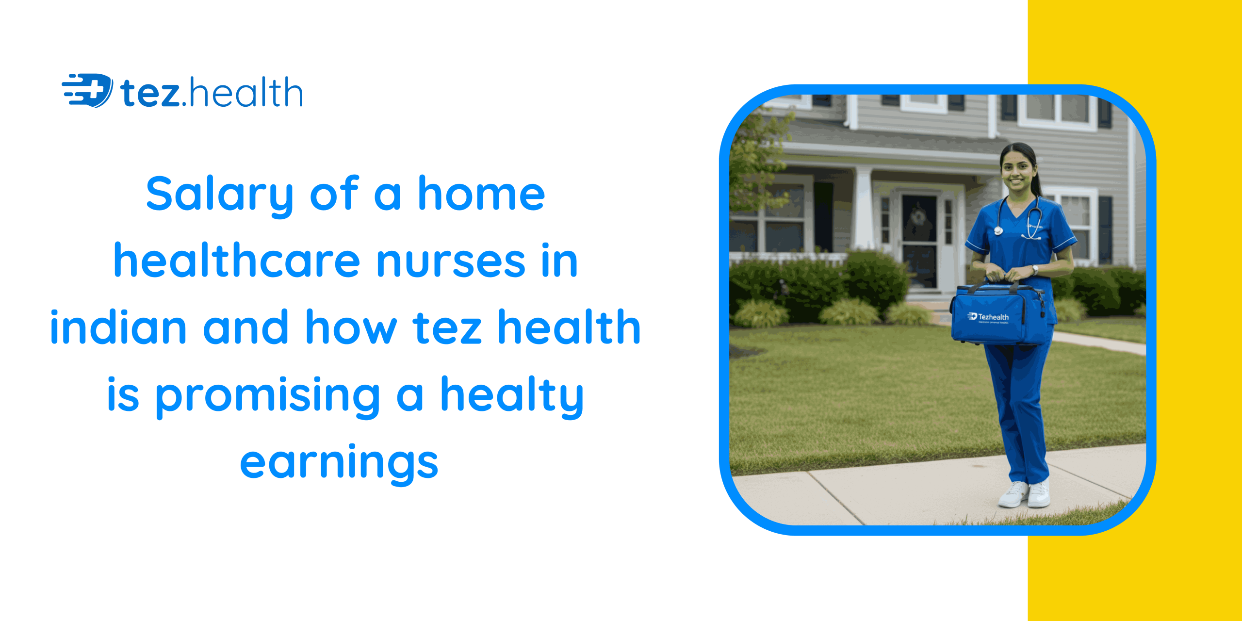 Salary of a home healthcare nurses in indian